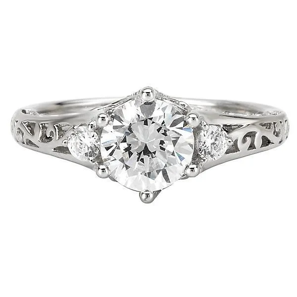 14kt Antique Solitaire