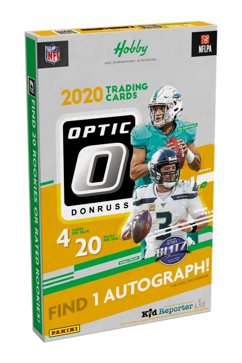 2020 NFL Panini Donruss Optic Football Hobby 1 Box Break #4