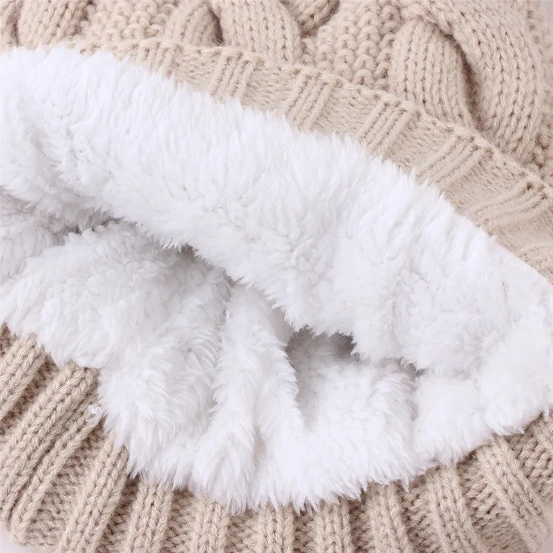 30 Pieces) Satin Weave Design Pompon Cap