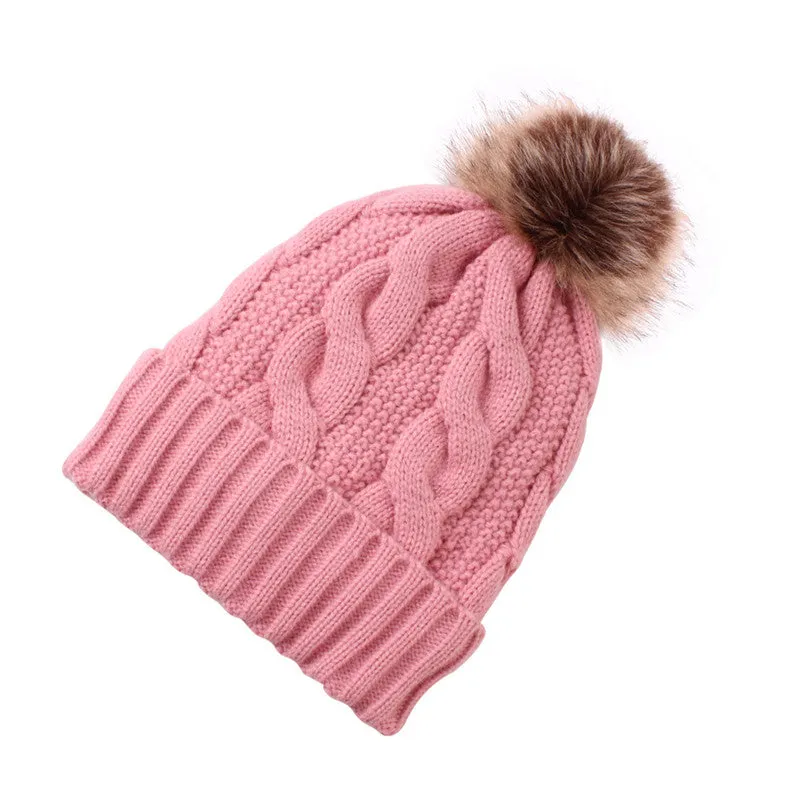 30 Pieces) Satin Weave Design Pompon Cap