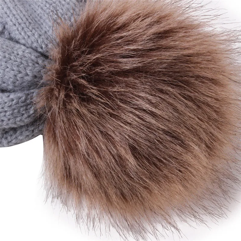 30 Pieces) Satin Weave Design Pompon Cap