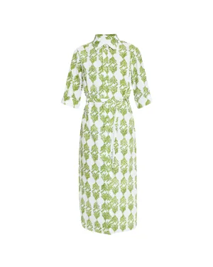 3/4 SLEEVE LONG ALEX SHIRTDRESS