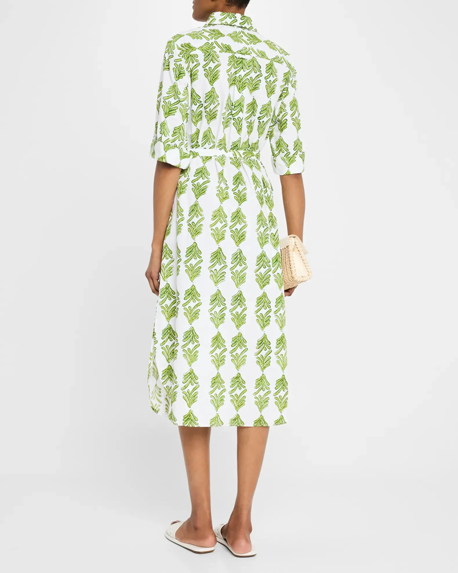 3/4 SLEEVE LONG ALEX SHIRTDRESS