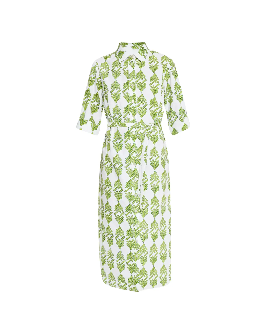 3/4 SLEEVE LONG ALEX SHIRTDRESS