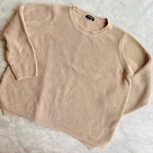 525 America Ribbed Tan Crew Sweater Cotton Pullover Large Relaxed Casual Fit