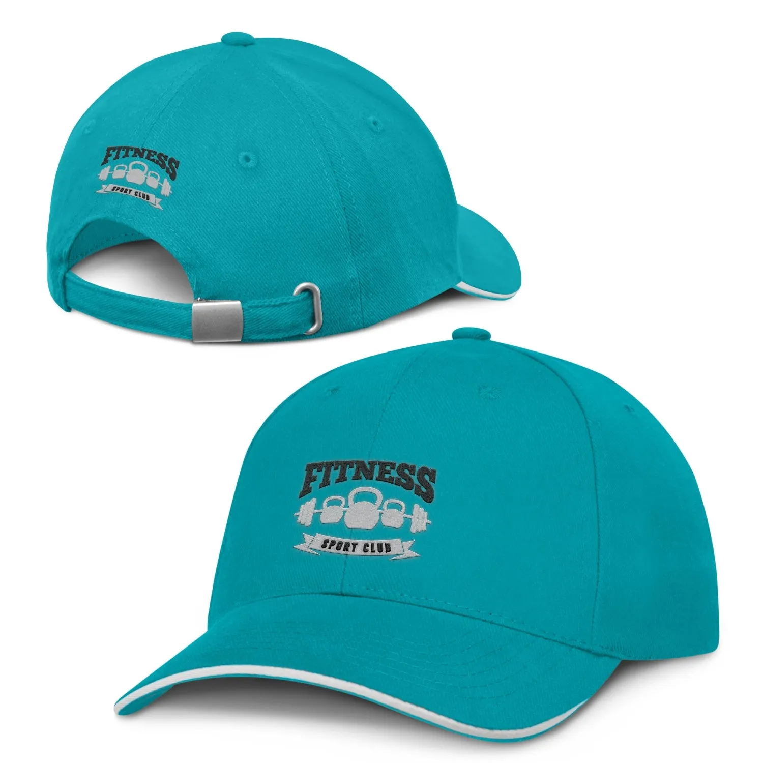 6 Panel Sandwich White Trim Cap(SHW-13T)