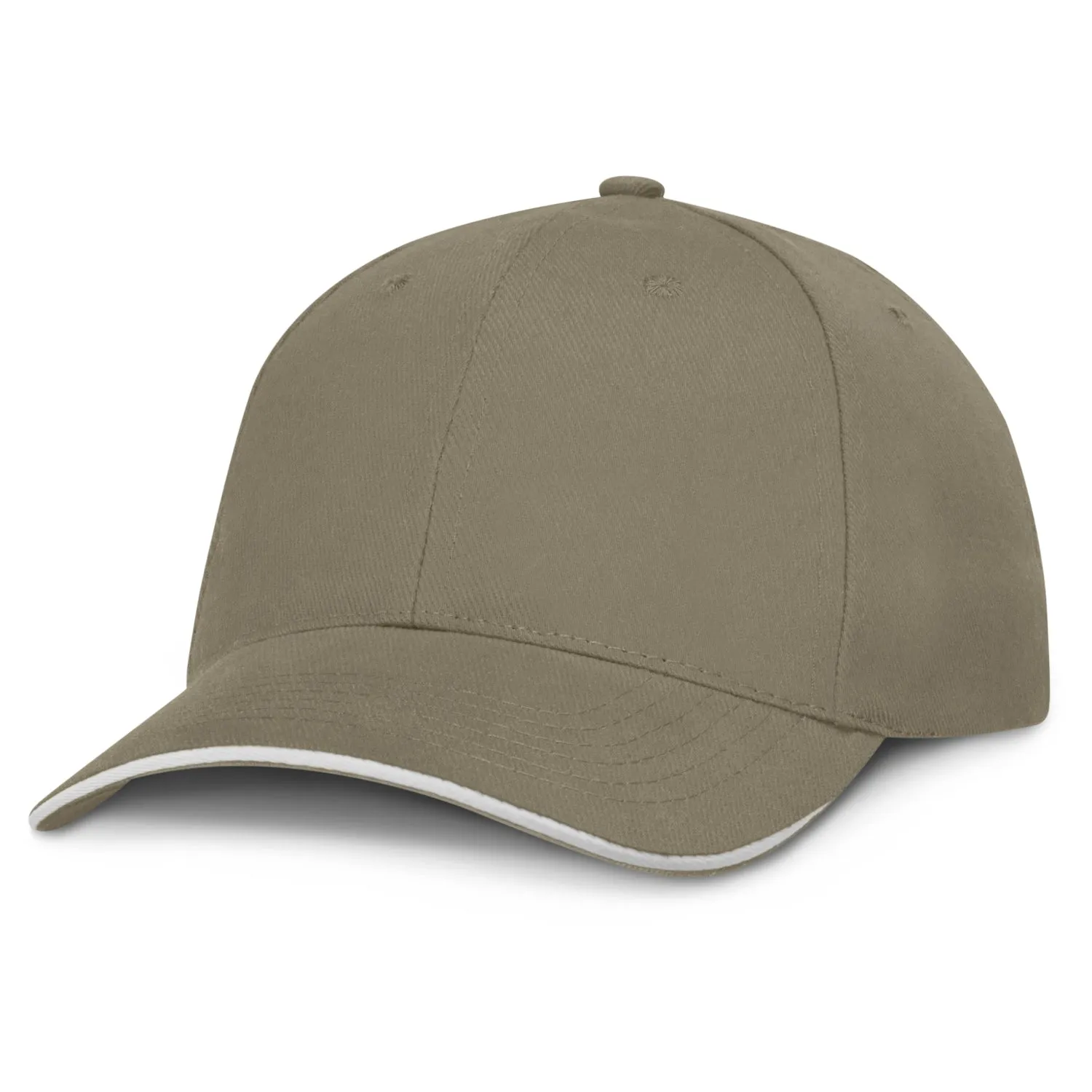 6 Panel Sandwich White Trim Cap(SHW-13T)