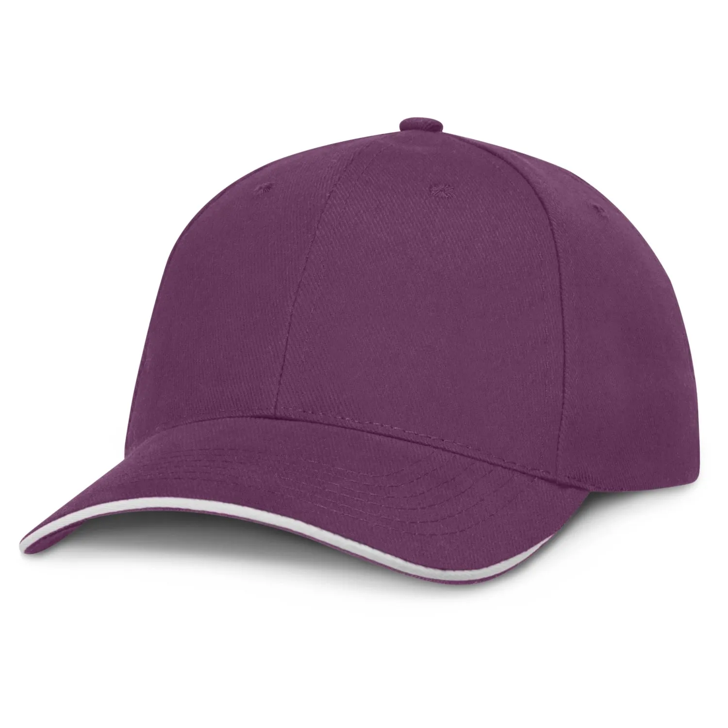 6 Panel Sandwich White Trim Cap(SHW-13T)