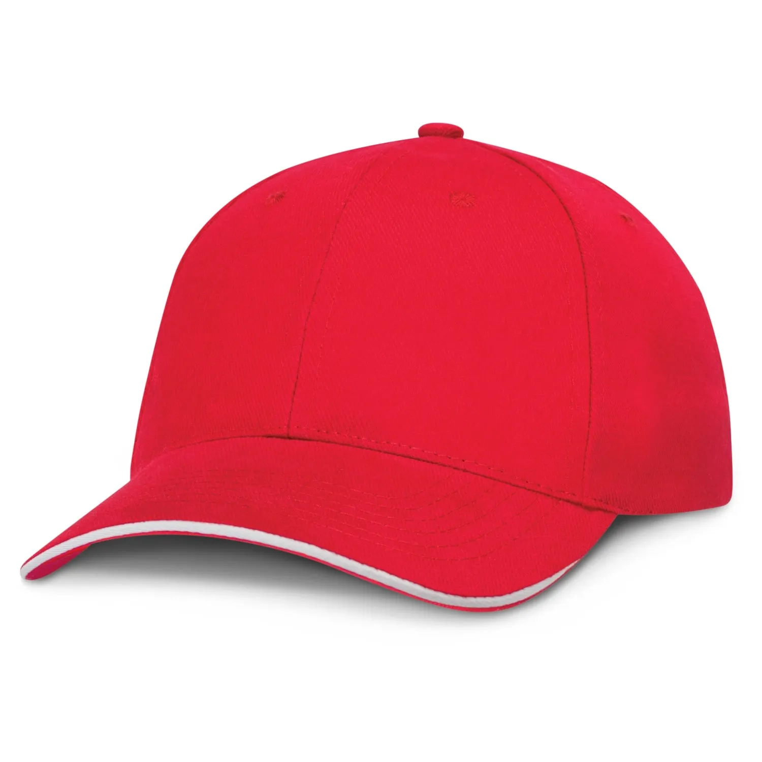 6 Panel Sandwich White Trim Cap(SHW-13T)