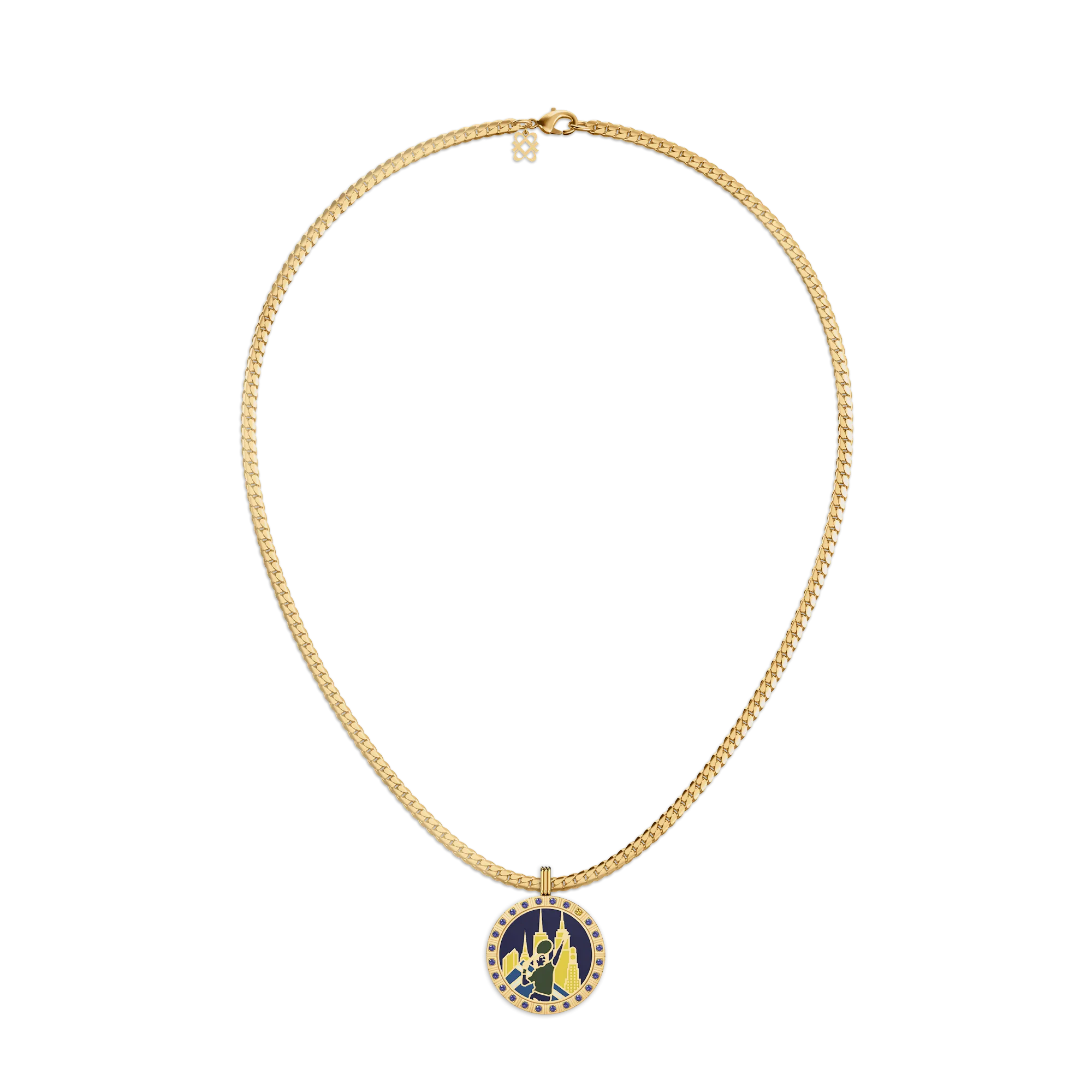 'Ace Adornments' Diamond Spinning Pendant