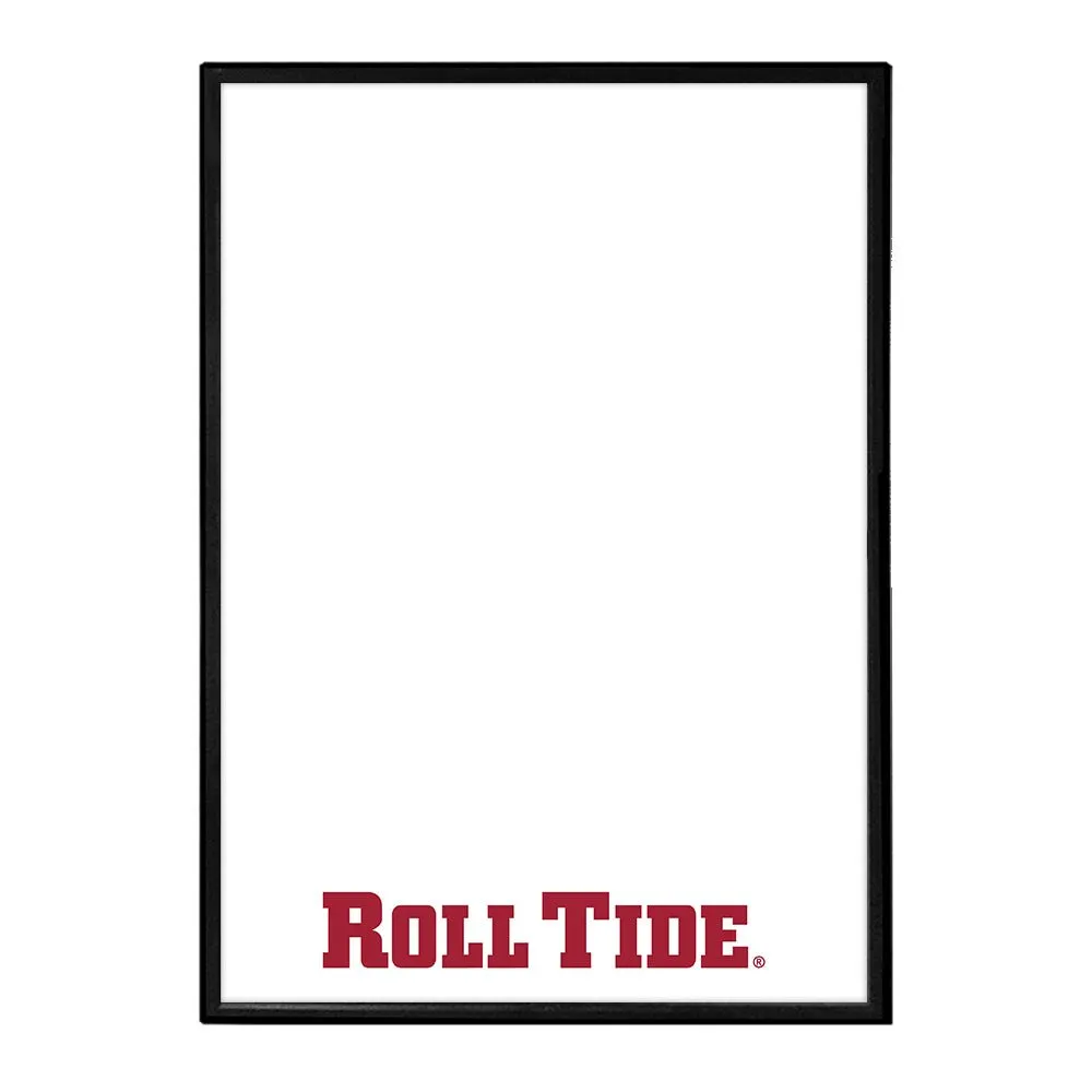 Alabama Crimson Tide: Roll Tide - Framed Dry Erase Board