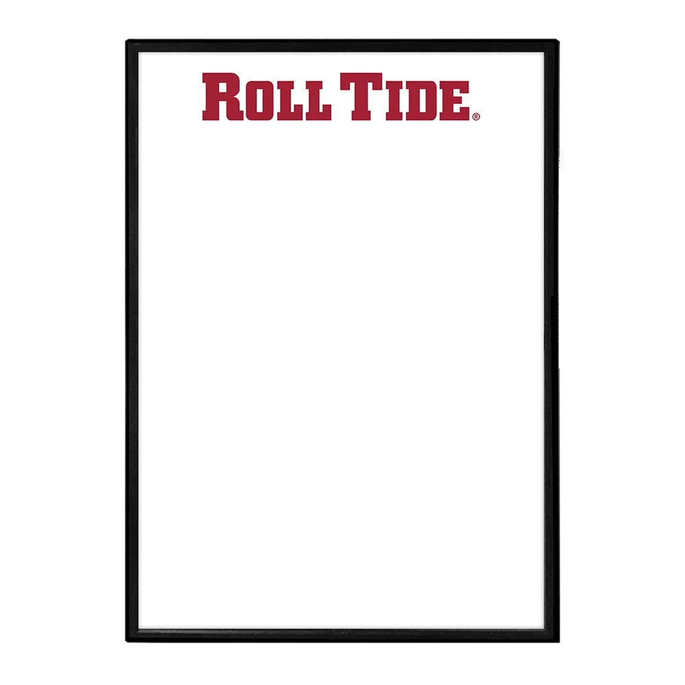Alabama Crimson Tide: Roll Tide - Framed Dry Erase Board