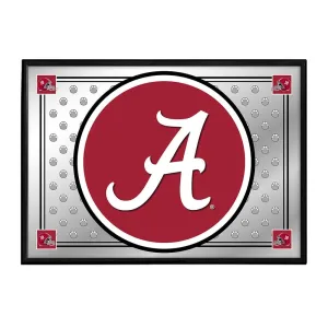 Alabama Crimson Tide: Team Spirit - Framed Mirrored Wall Sign
