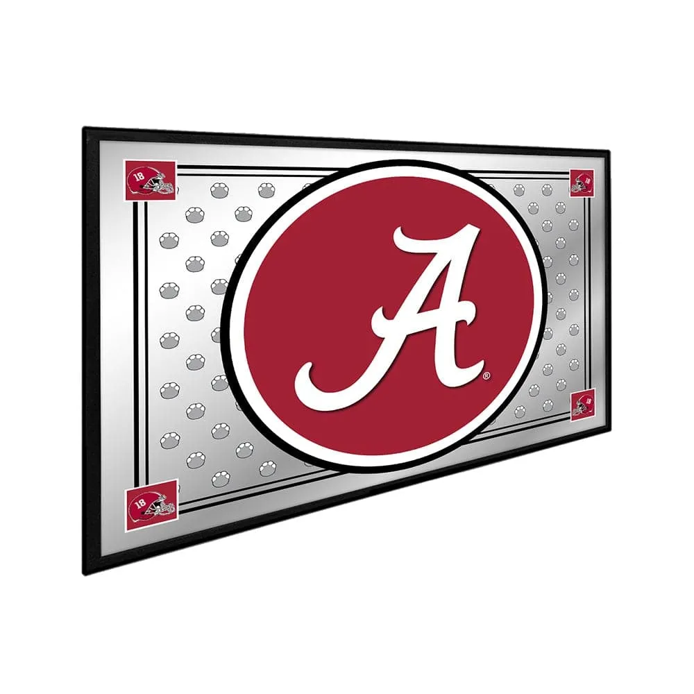 Alabama Crimson Tide: Team Spirit - Framed Mirrored Wall Sign