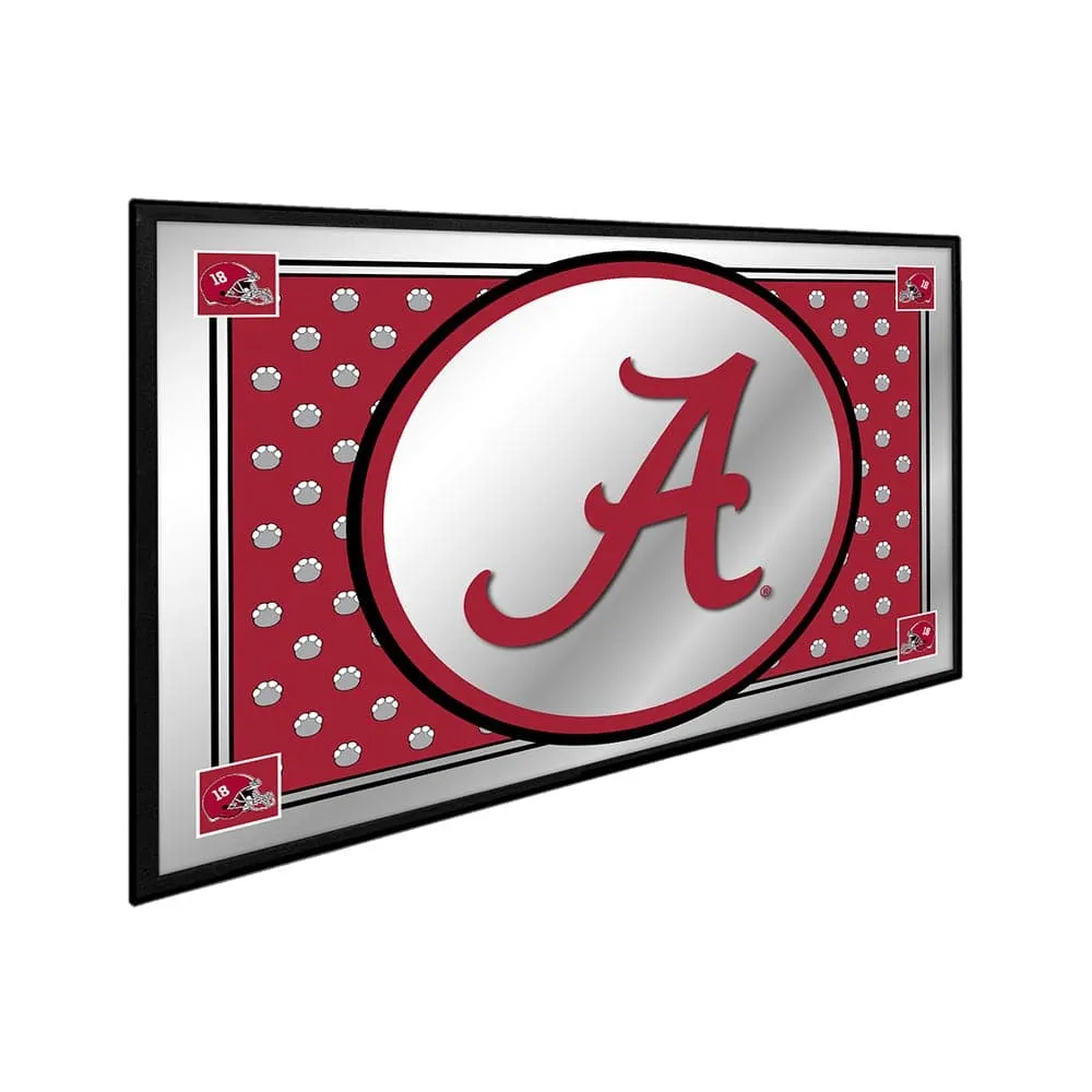 Alabama Crimson Tide: Team Spirit - Framed Mirrored Wall Sign