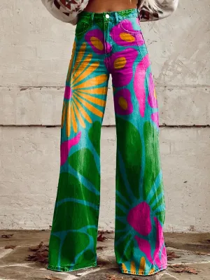 Alexa | Boho Wide-Leg Pants