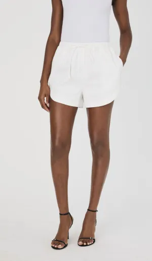 Alexis White Drawstring Shorts