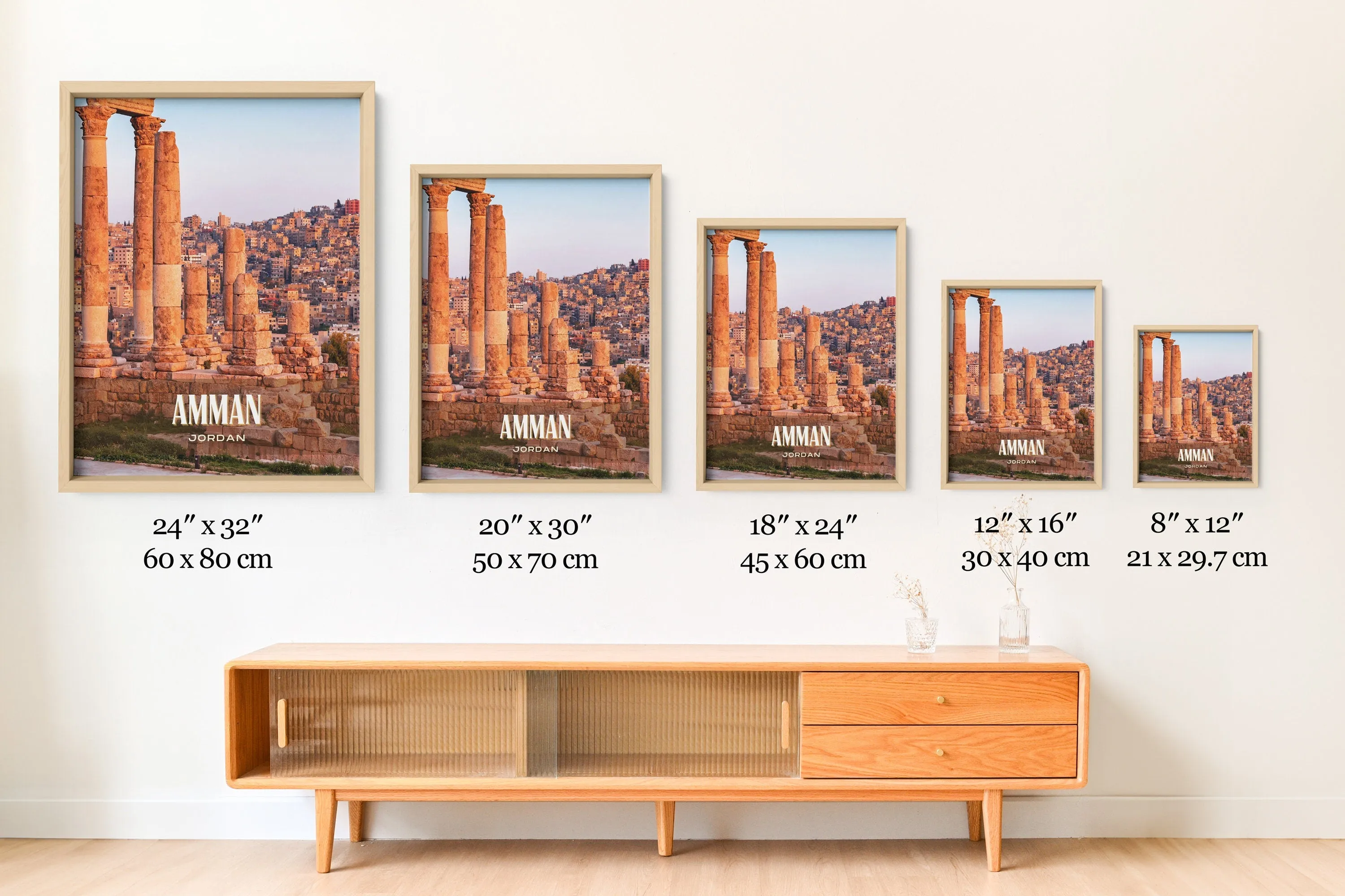 Amman Retro Wall Art, Jordan