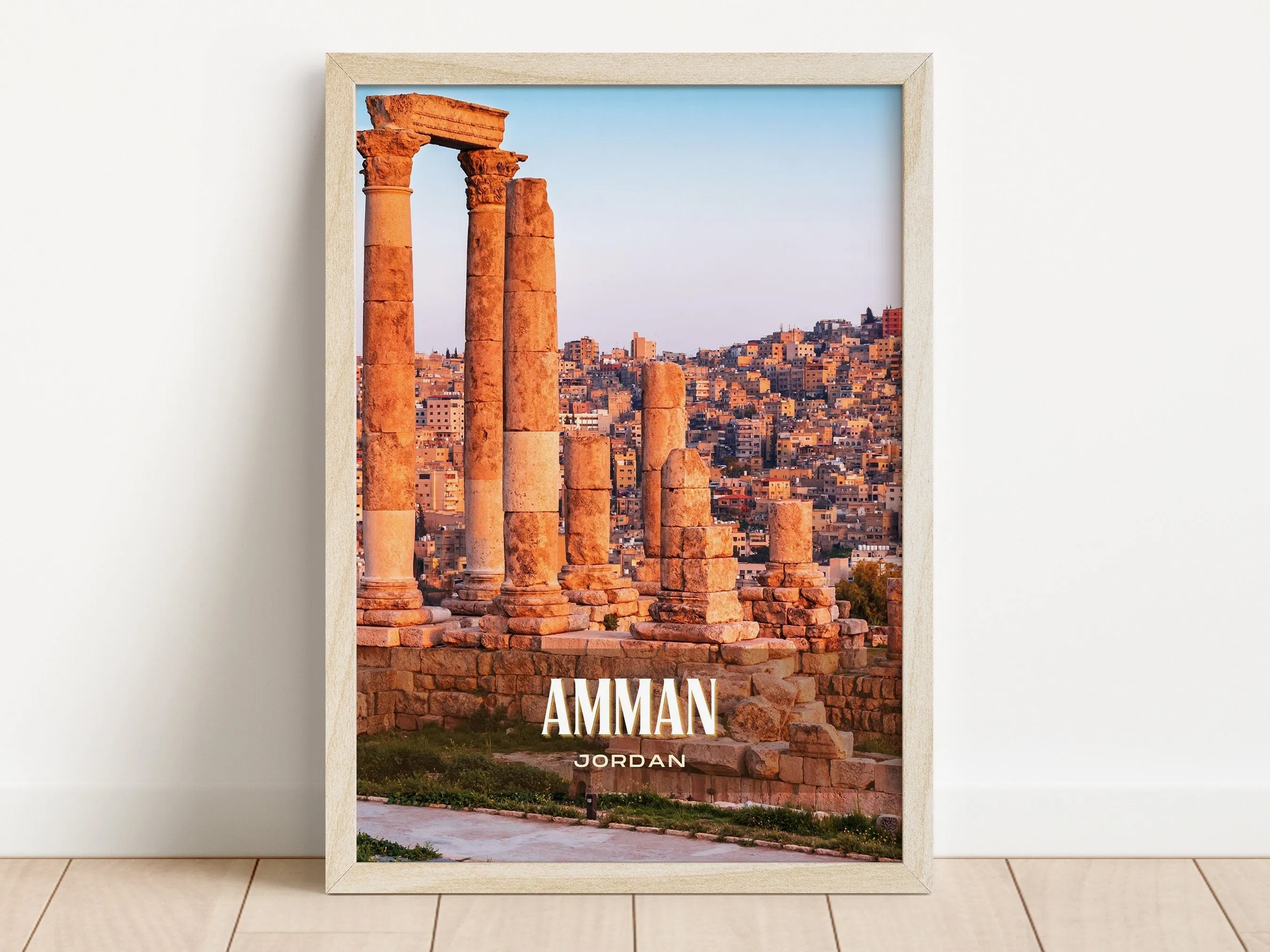 Amman Retro Wall Art, Jordan