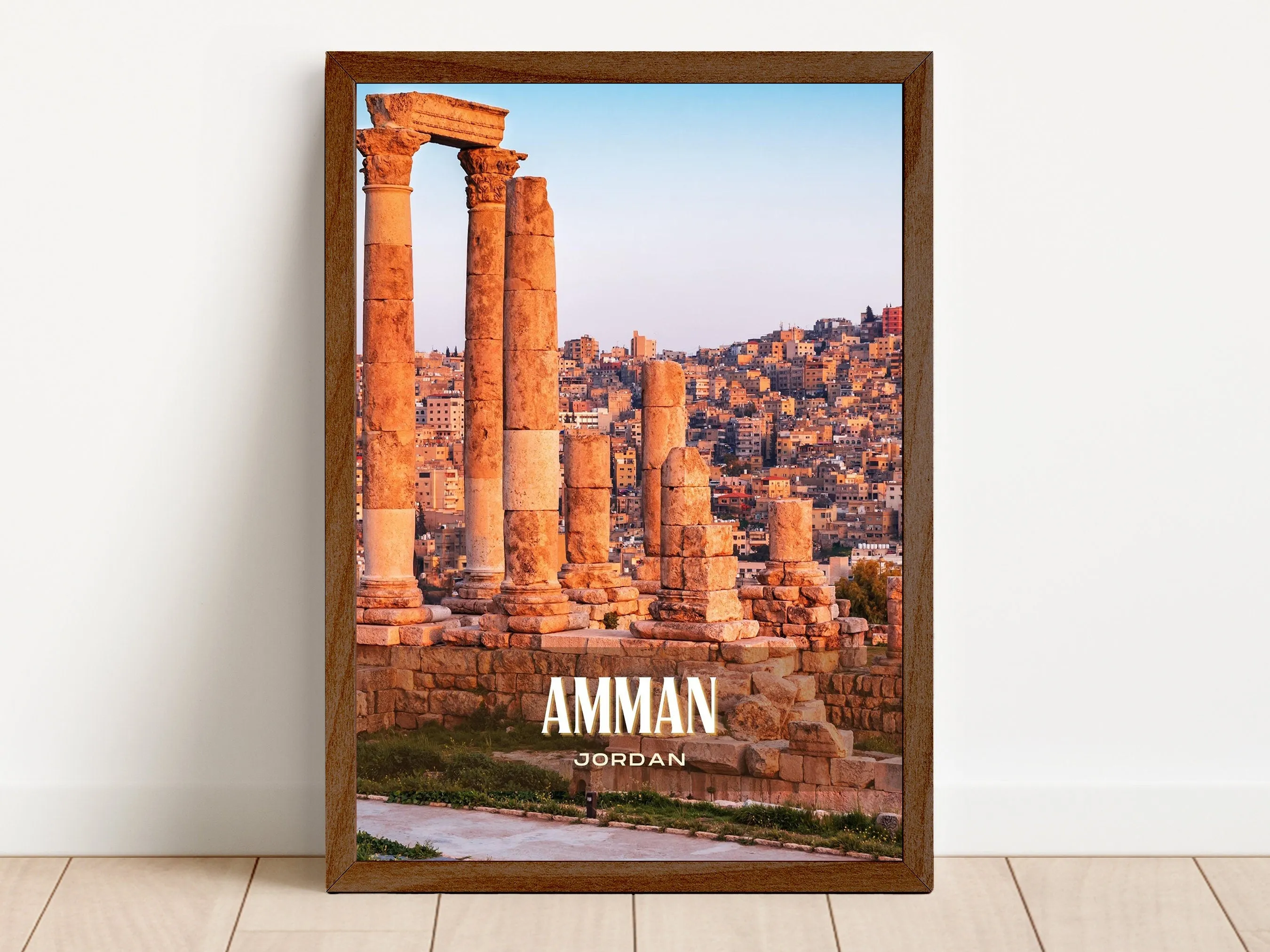 Amman Retro Wall Art, Jordan