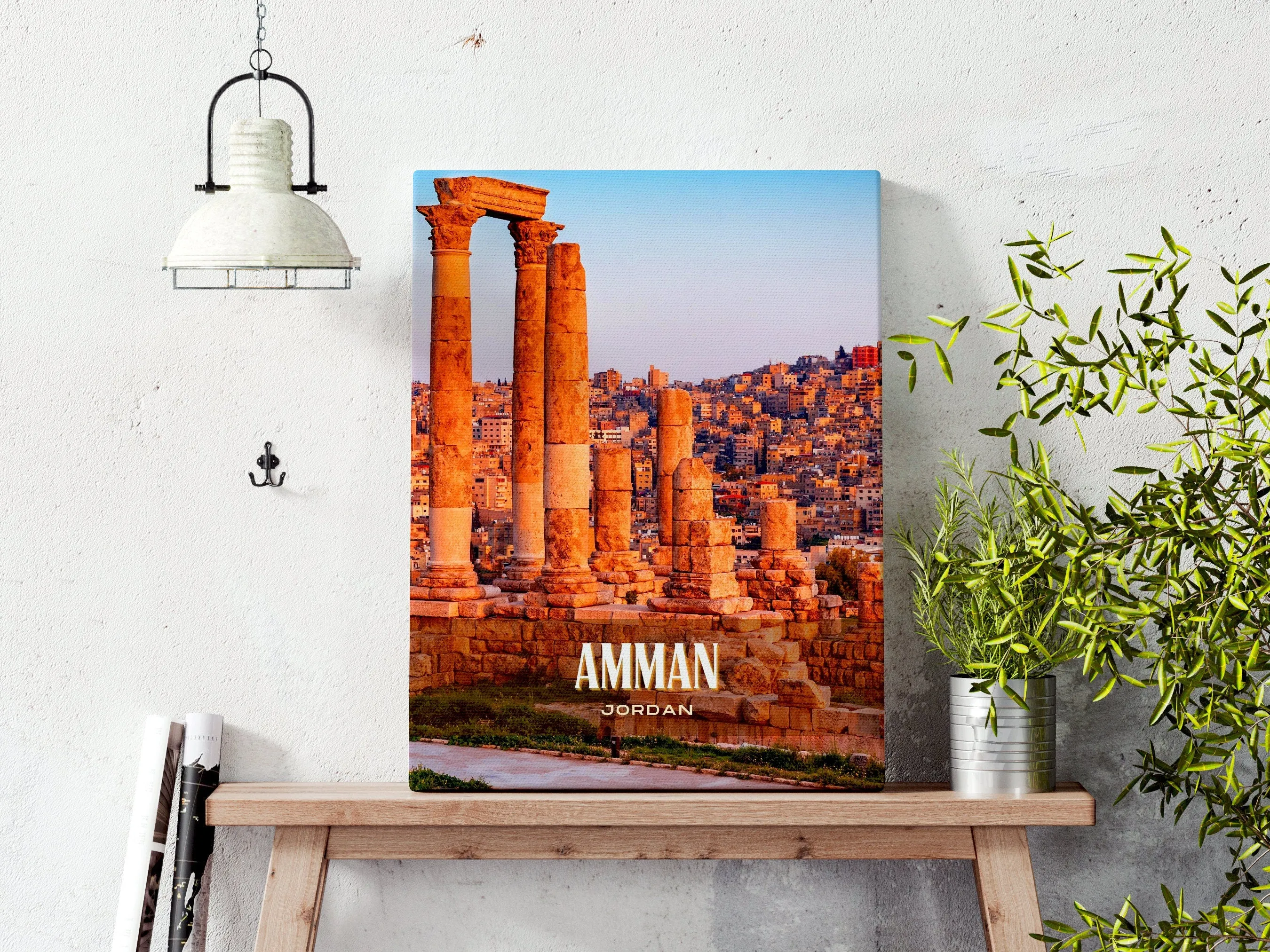 Amman Retro Wall Art, Jordan