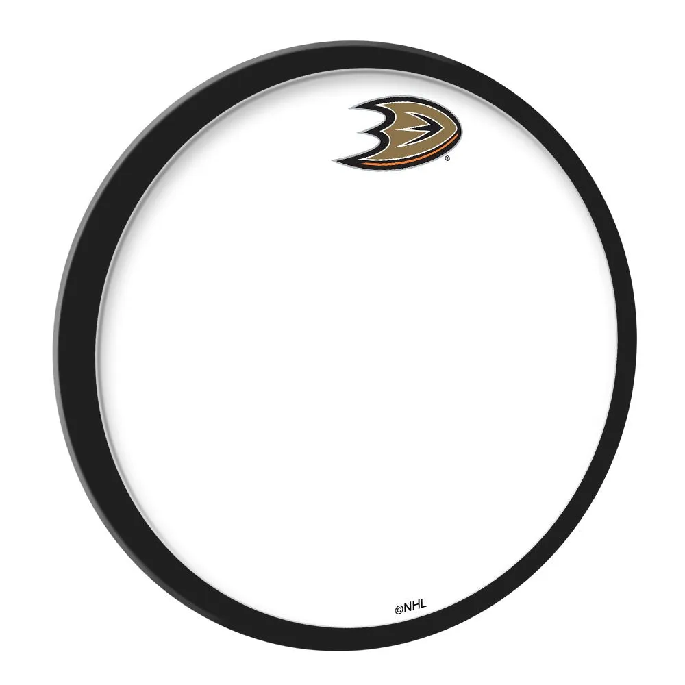 Anaheim Ducks: Modern Disc Framed Dry Erase Board