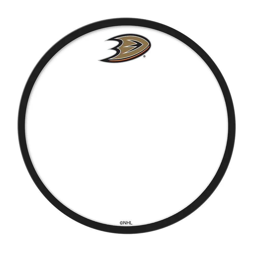 Anaheim Ducks: Modern Disc Framed Dry Erase Board