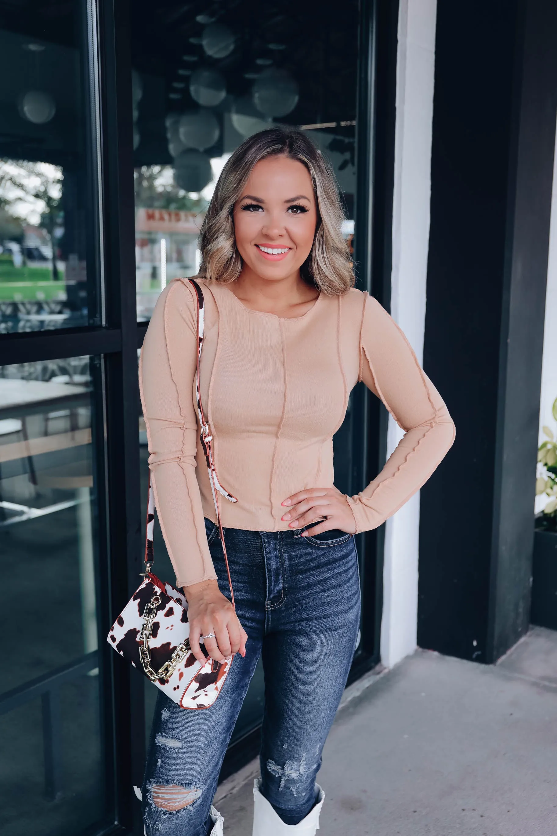 Anana Soft Reverse Seam Top