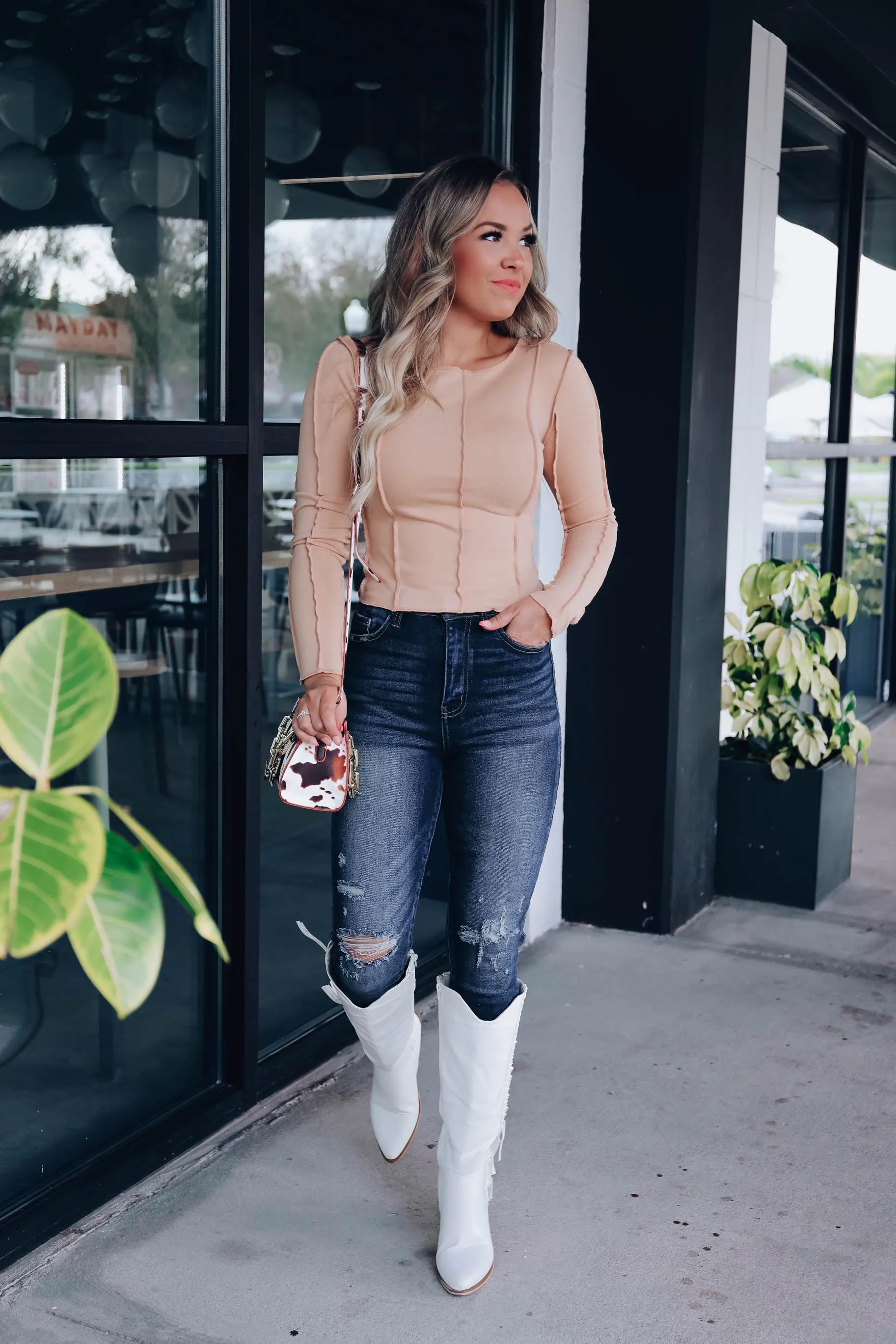 Anana Soft Reverse Seam Top