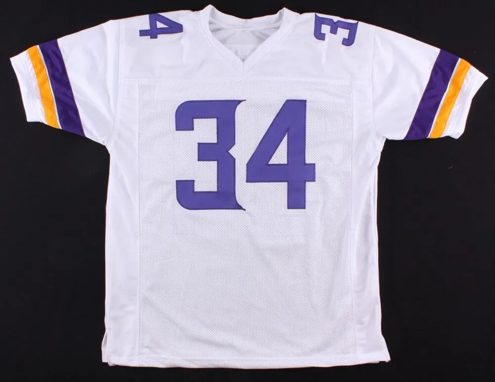 Andrew Sendejo Signed Minnesota Vikings White Jersey (TSE Holo) Strong Safety