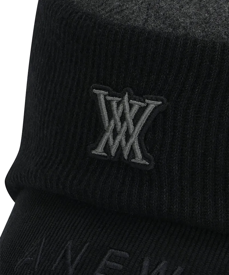 ANEW Golf Men's Knit Band Ball Cap - Black
