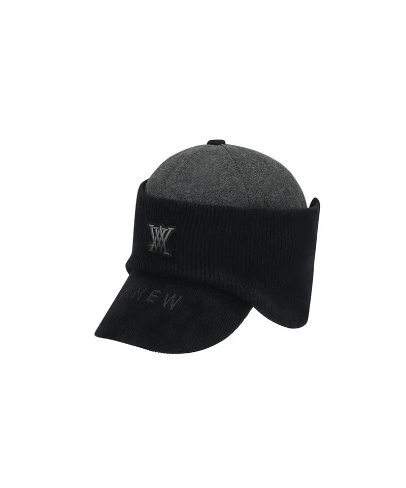 ANEW Golf Men's Knit Band Ball Cap - Black