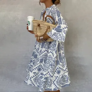 Anjie™ - Chic Boho-Inspired Relaxed Tunic Dress