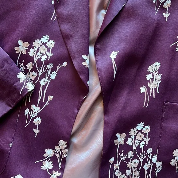 Anthropologie Ett:twa Floral Blazer