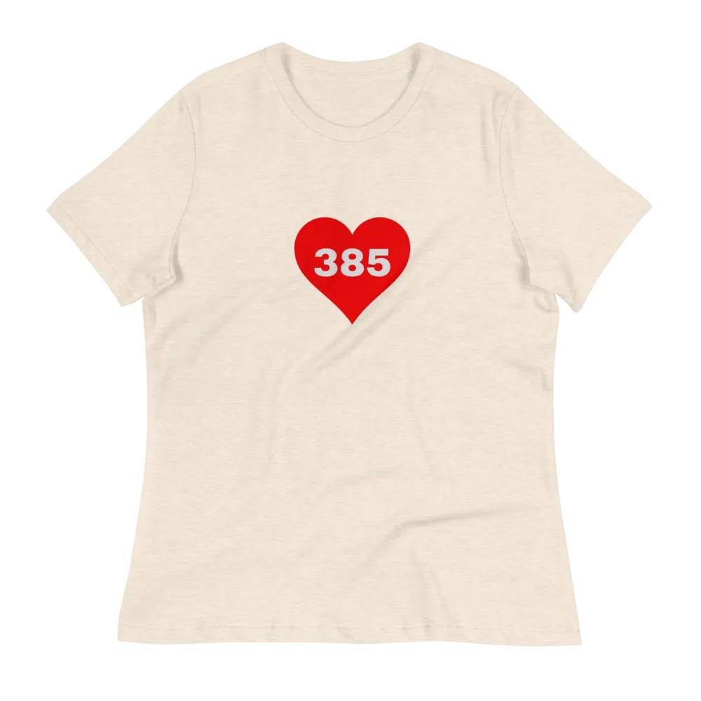 AREA CODE 385 Women's Relaxed T-Shirt