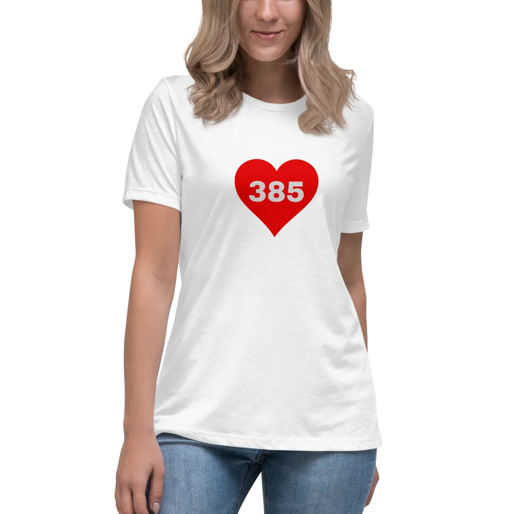 AREA CODE 385 Women's Relaxed T-Shirt