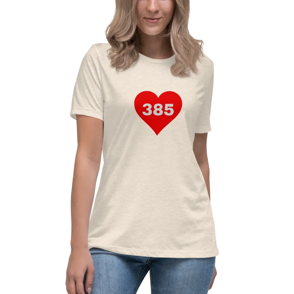 AREA CODE 385 Women's Relaxed T-Shirt