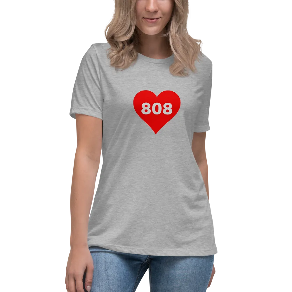 AREA CODE 808 Women's Relaxed T-Shirt