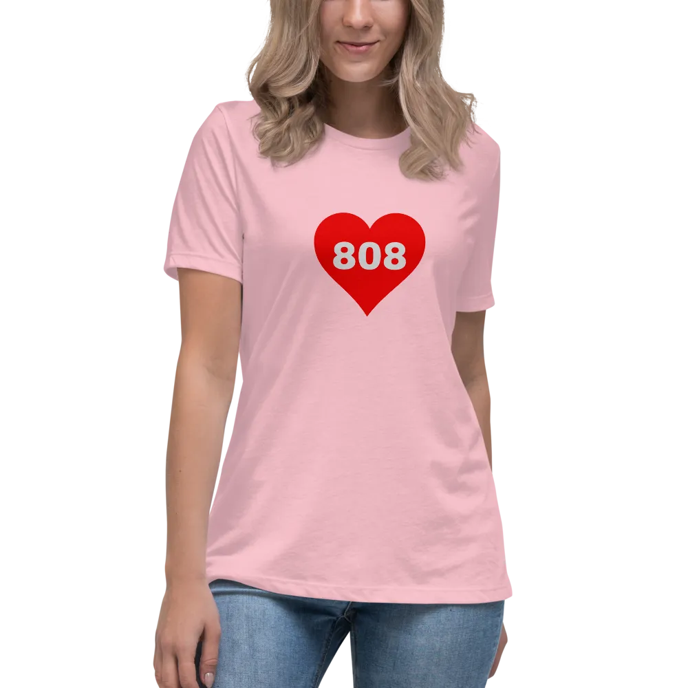 AREA CODE 808 Women's Relaxed T-Shirt