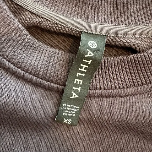 Athleta | Size XS Potrero Sweatshirt Relaxed Fit Crewneck Ribbed