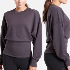 Athleta | Size XS Potrero Sweatshirt Relaxed Fit Crewneck Ribbed