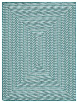 Atlow Aqua/Ivory 7'10" x 9'10" Rug