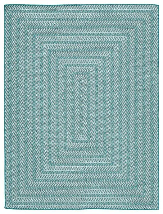 Atlow Aqua/Ivory 7'10" x 9'10" Rug