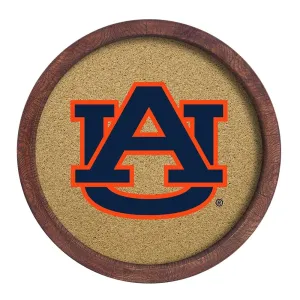 Auburn Tigers: "Faux" Barrel Framed Cork Board