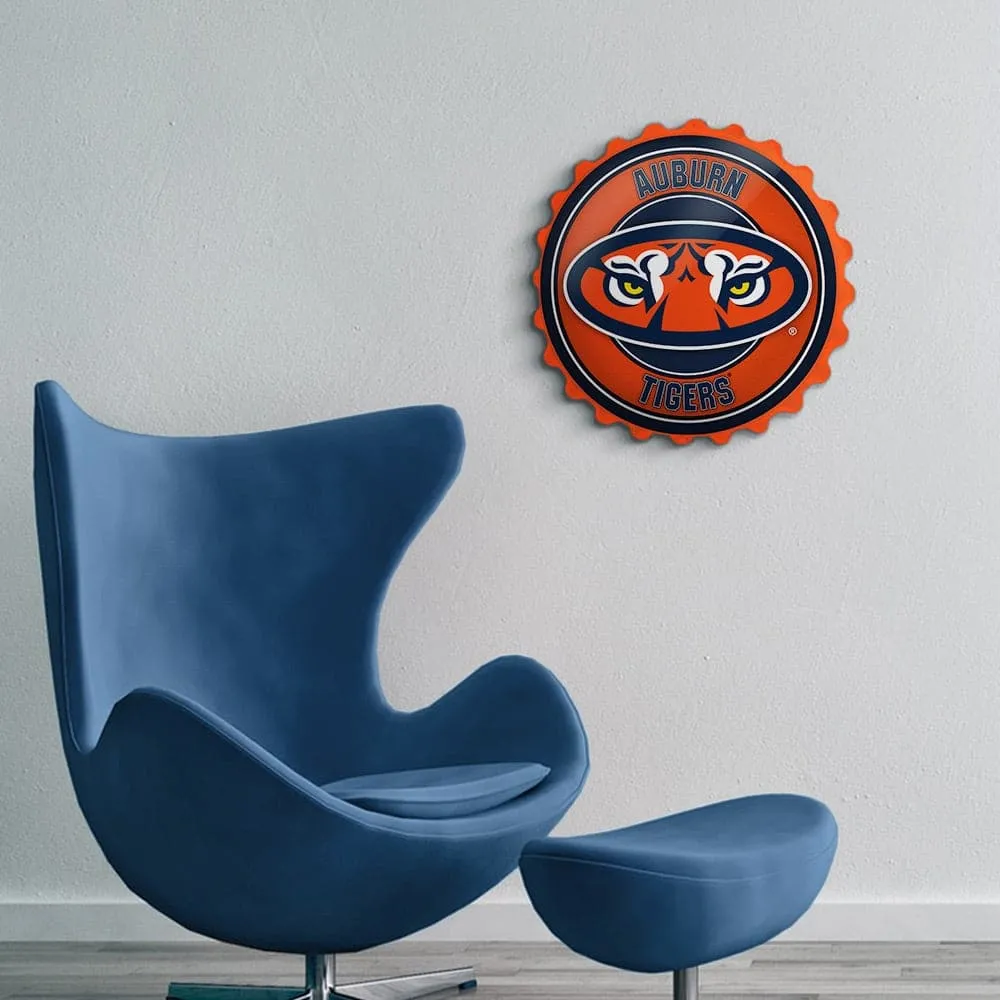 Auburn Tigers: Tiger Eyes -Bottle Cap Wall Sign