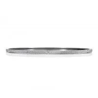 AZULEA WHITE GOLD BANGLE