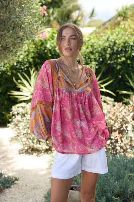 Bahamas Fantasia Patch Top