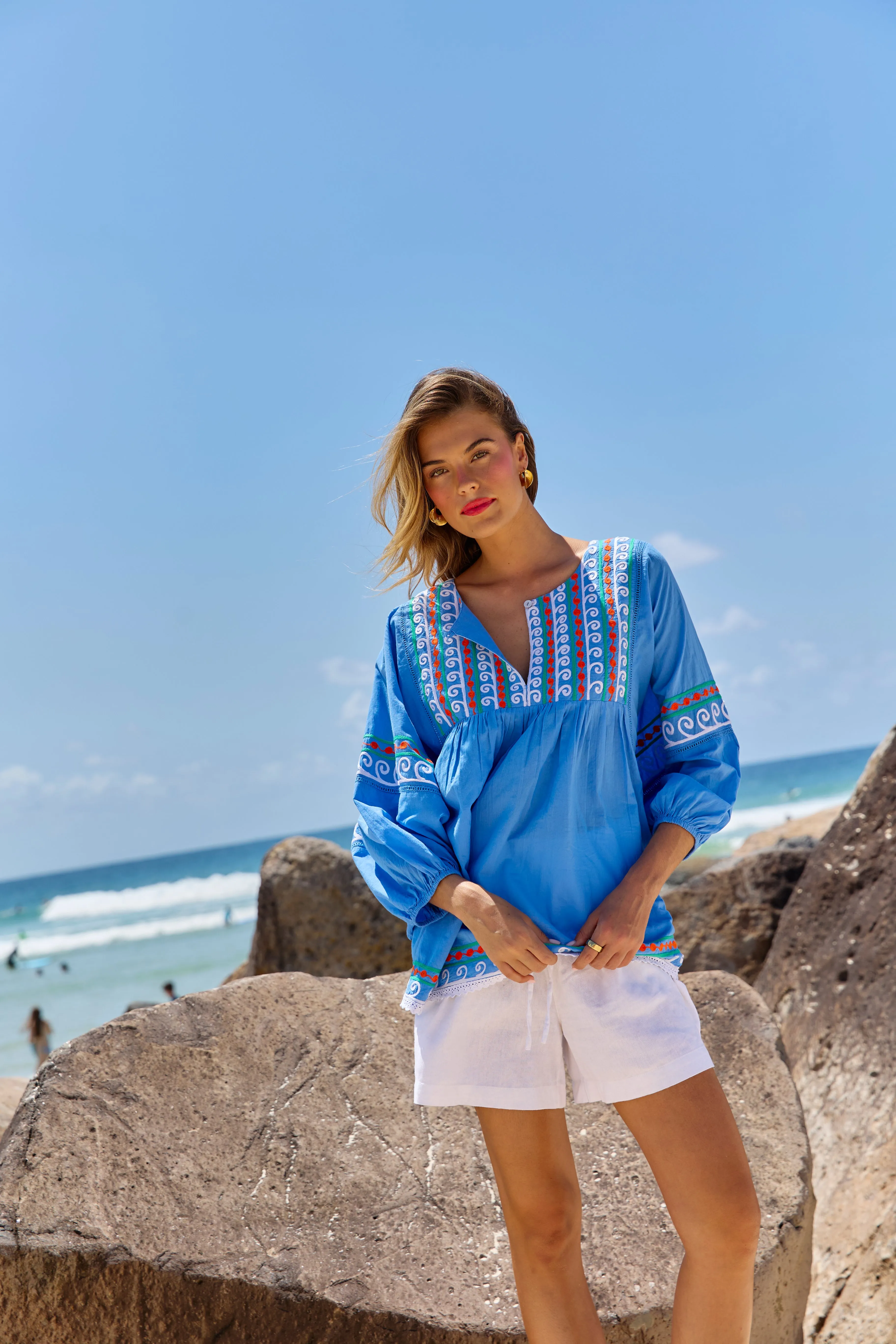 Bahamas Top Aari Embroidery