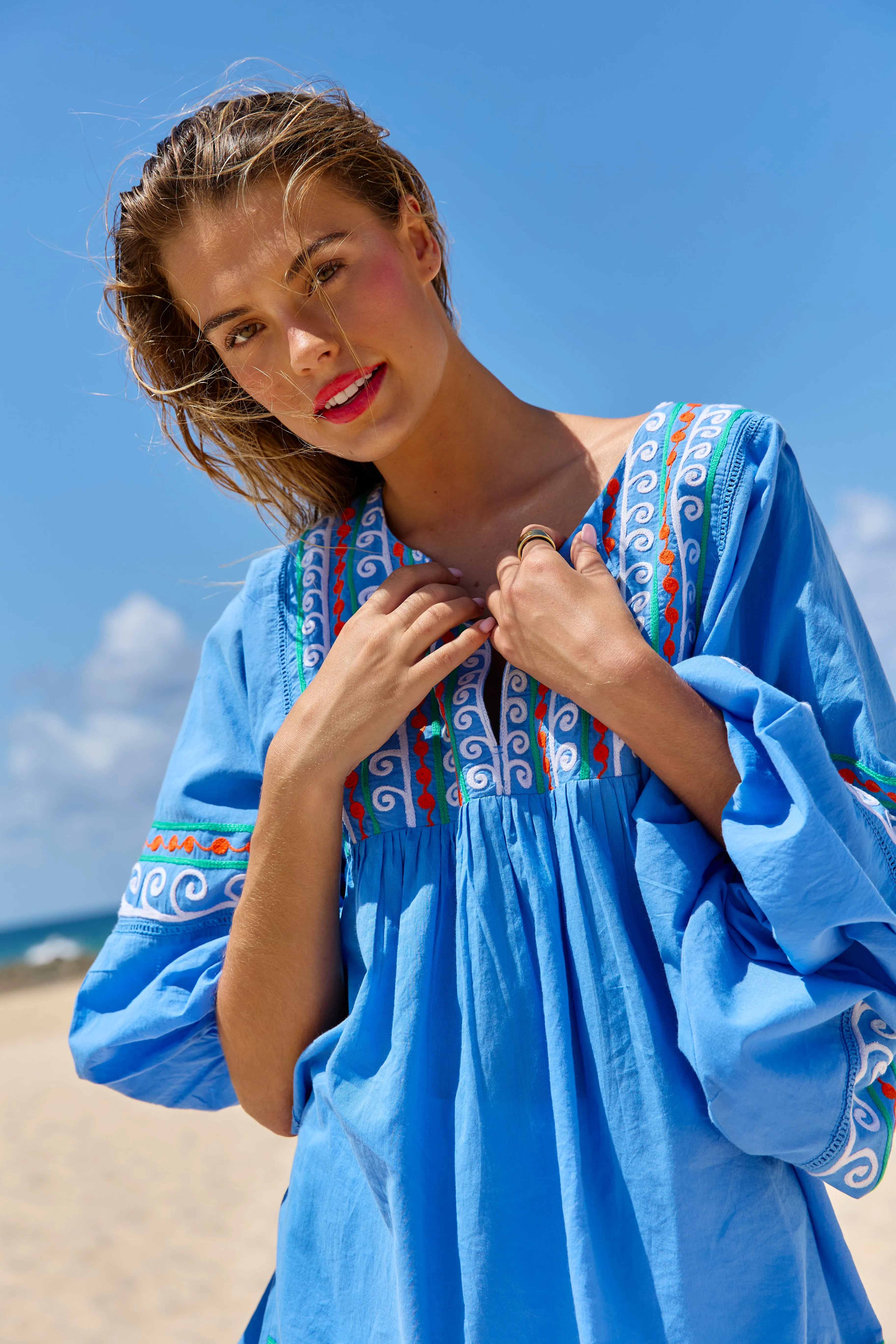Bahamas Top Aari Embroidery