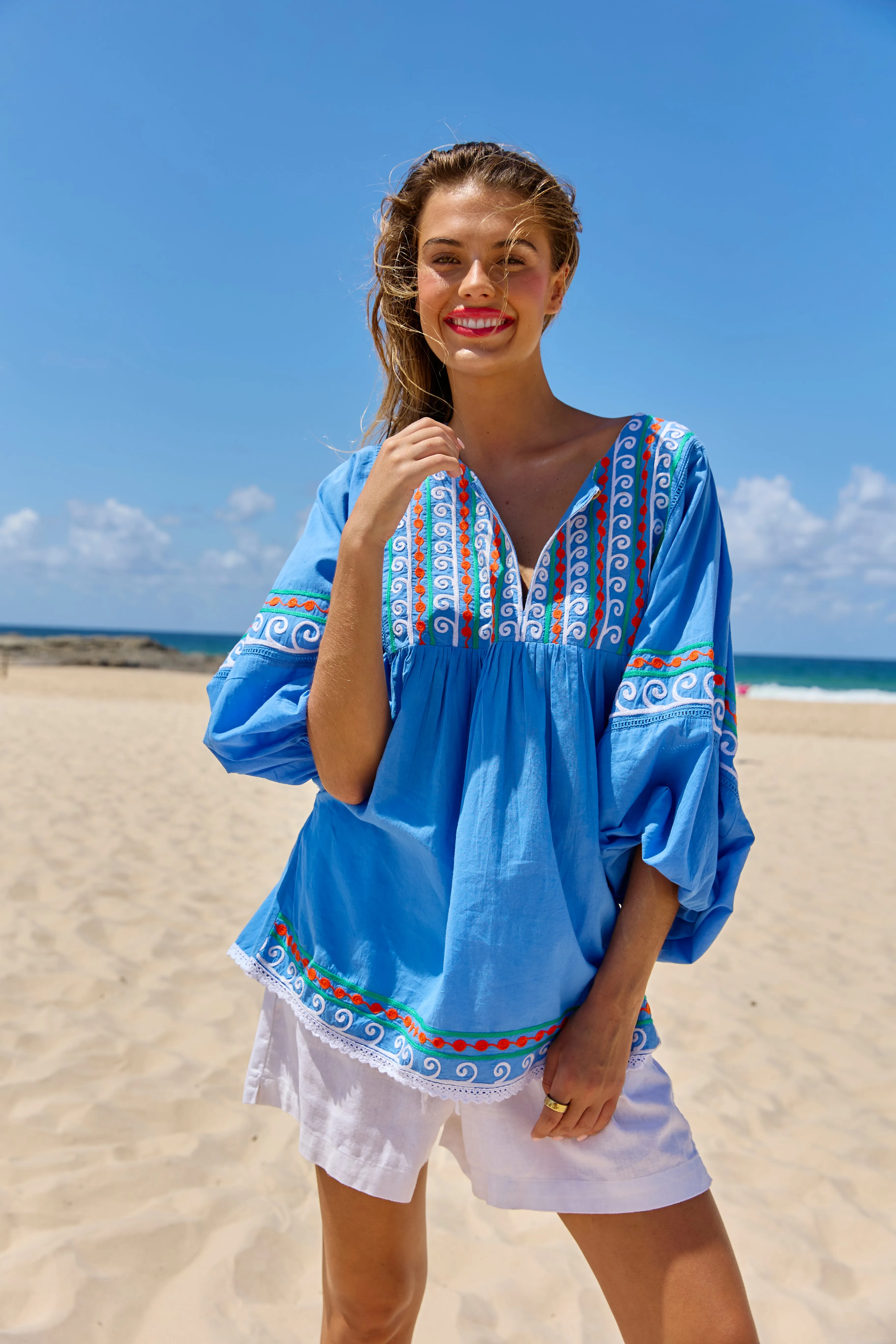 Bahamas Top Aari Embroidery